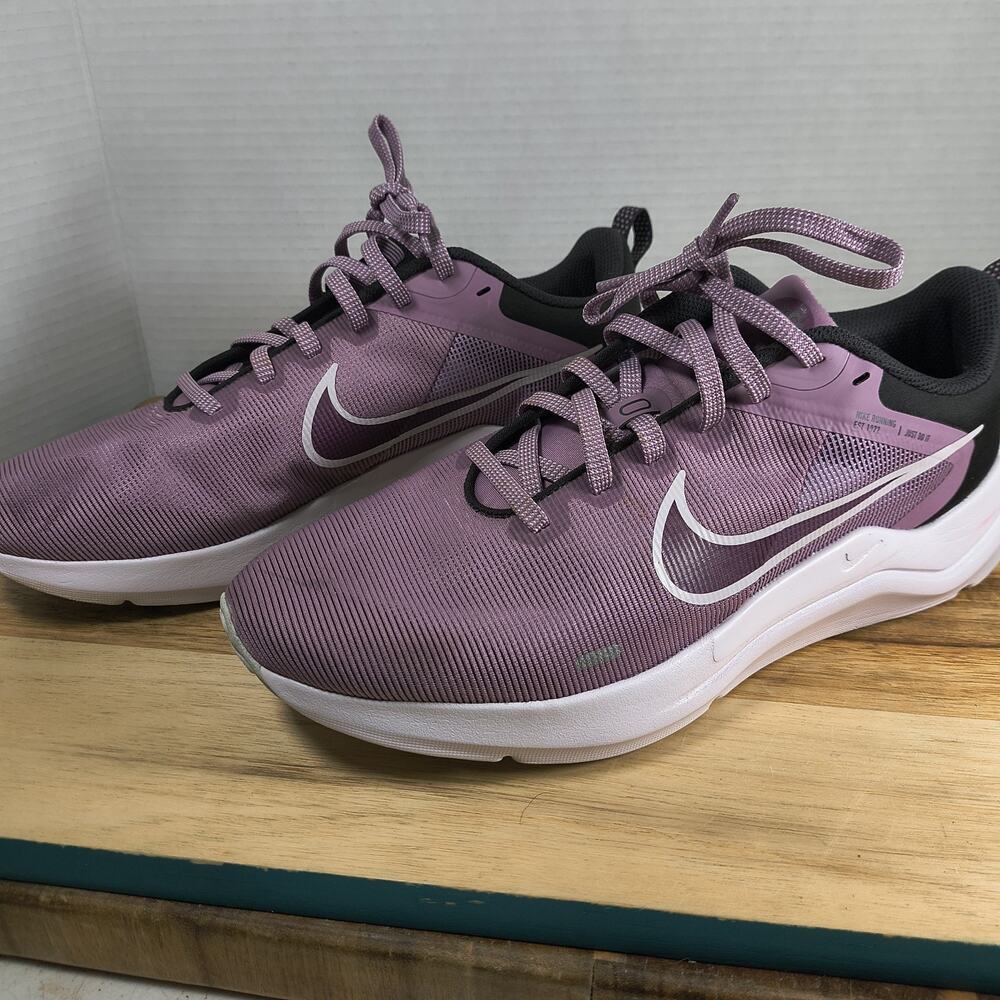 Nike Women's Downshifter 12 - Size: 9.5 - DD9294 500 - Wave Purple / White